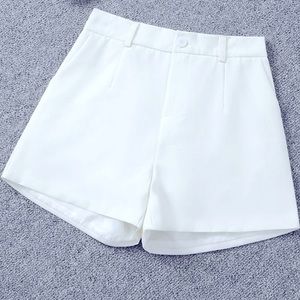 Loose Short Pants Elegant Korean Fashion High Waisted Shorts